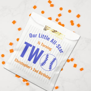All-Star Baseball 2nd Birthday Favour Bags