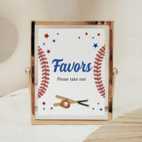 All Star Baseball Baby Shower Favours