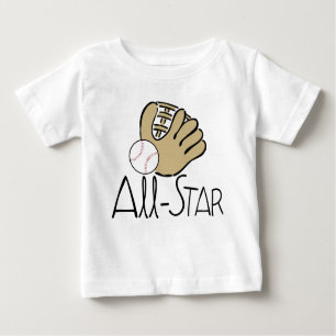All Star Baseball Baby T-Shirt