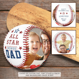 All Star Bonus Dad Fathers Day 2 Photos Baseball