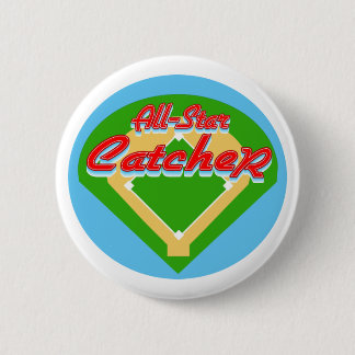 All-Star Catcher 6 Cm Round Badge