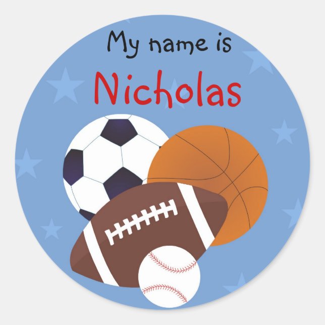 All-Star Classic Round Sticker (Front)