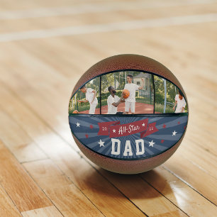 All-Star Dad Custom Photo Basketball