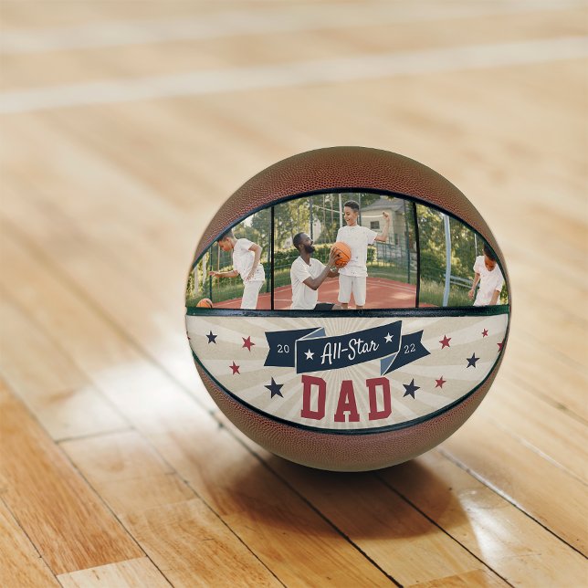 All-Star Dad Custom Photo Basketball (Creator Uploaded)