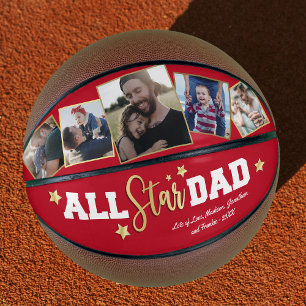 All-Star Dad Father's Day Photo Basketball