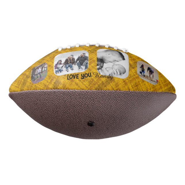All Star Dad Green and Gold Basketball Football (Rotated 270)