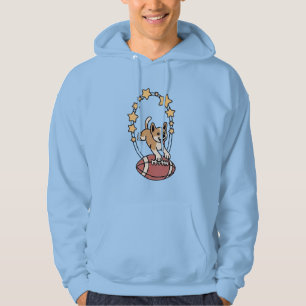 all-star football puppy hoodie