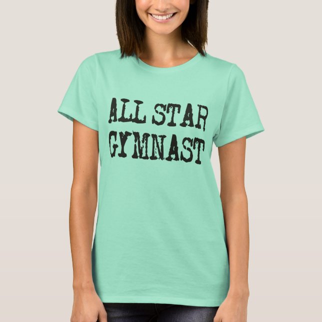 All Star Gymnast Ringer Tee (Front)