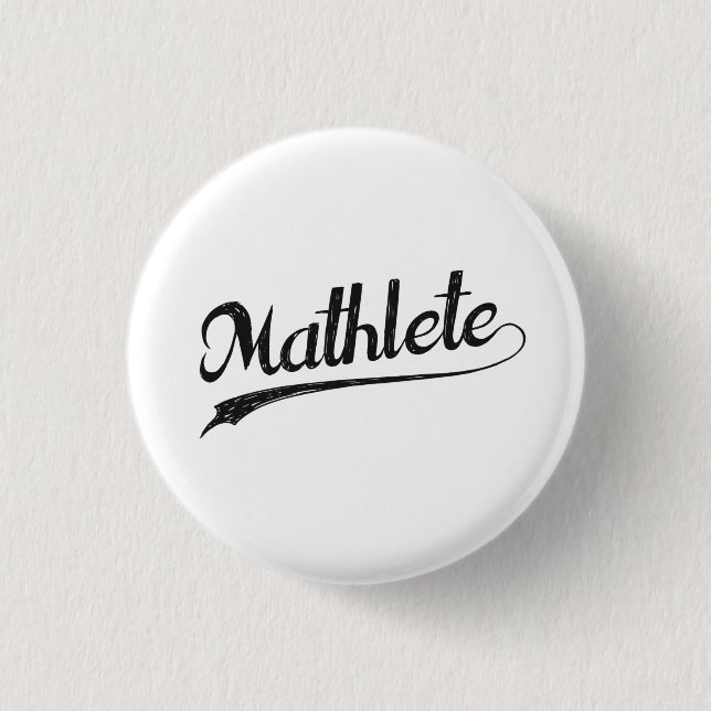 All Star Mathlete Math Athlete 3 Cm Round Badge (Front)