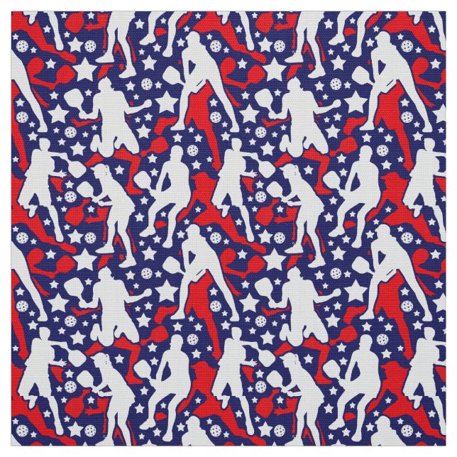 All star pickleball [USA] Fabric (Swatch)