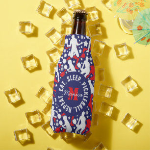 All star pickleball [USA] pattern, with name Bottle Cooler