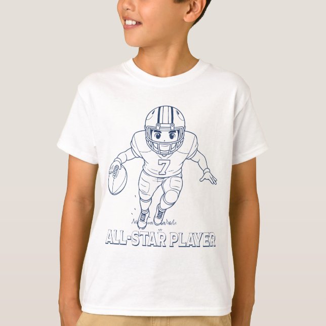 All-Star Player Football Shirt – Jersey #7 (Front)