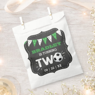 All-star Soccer Ball 2nd Birthday Party Favour Bags