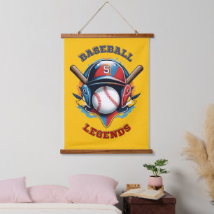 All-Star Spirit: Classic Baseball Essentials Sport Hanging Tapestry