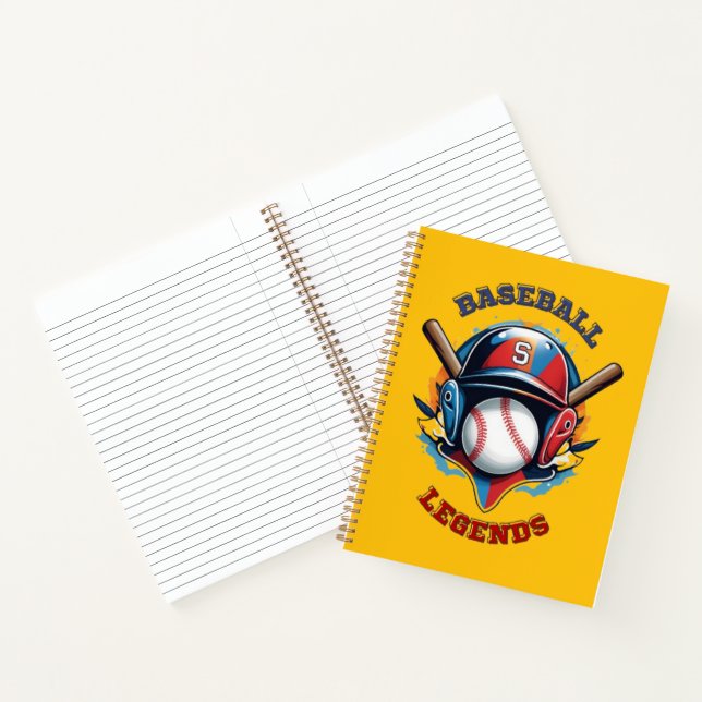 All-Star Spirit: Classic Baseball Essentials Sport Notebook (Inside)