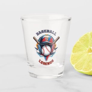 All-Star Spirit: Classic Baseball Essentials Sport Shot Glass