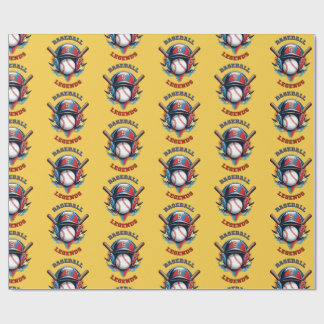 All-Star Spirit: Classic Baseball Essentials Sport Wrapping Paper