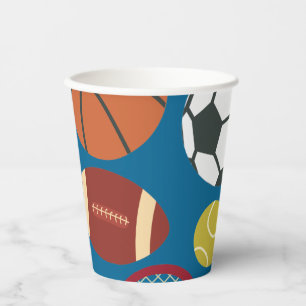 All-Star Sports Birthday Paper Cups