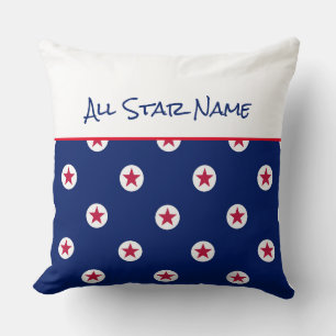 All Star Sports NAME Red White Blue Excellence Cushion