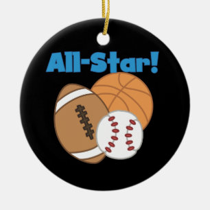 All Star Tshirts and Gifts Ceramic Tree Decoration