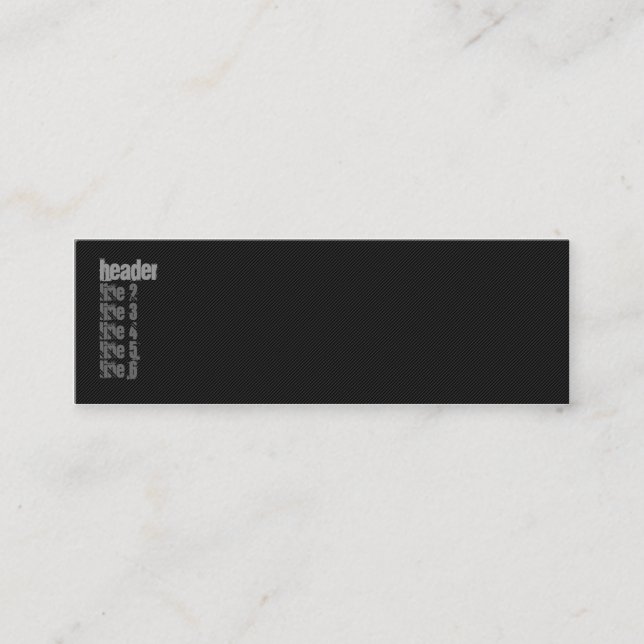 All Stitched Up Calling Card (Front)