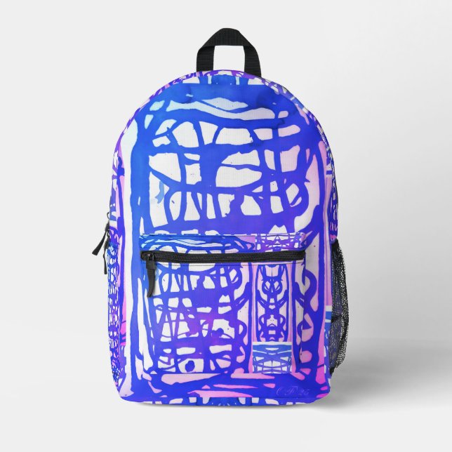 All Strings Attached Printed Backpack (Front)