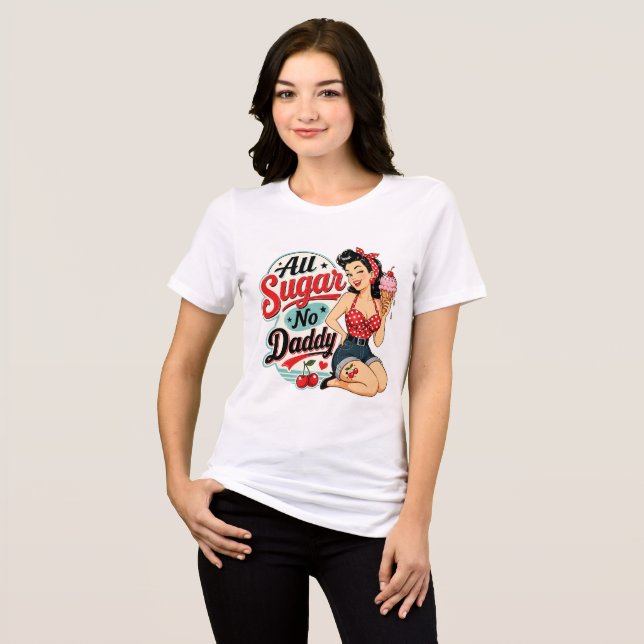 All Sugar No Daddy Tri-Blend Shirt (Front Full)