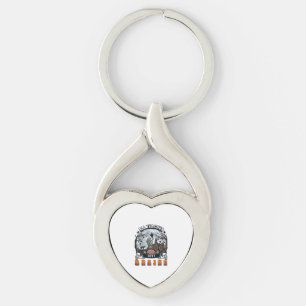 All Teacher Love Brains Halloween Zombie Hand Haun Key Ring