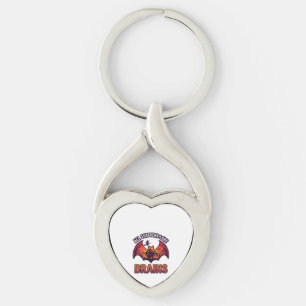 All Teachers Love Brains Halloween Bat Haunted Hou Key Ring