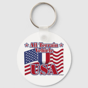 All Terrain Vehicle USA Key Ring