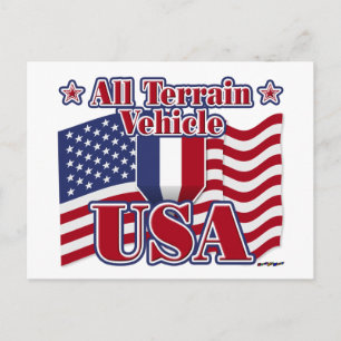 All Terrain Vehicle USA Postcard