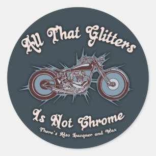 All That Glitters Classic Round Sticker