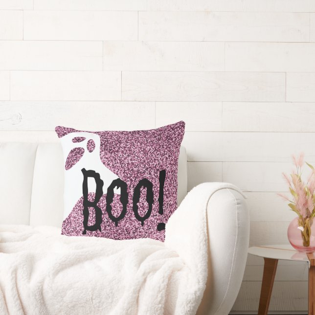 All That Glitters is Ghost Throw Pillow (Couch)