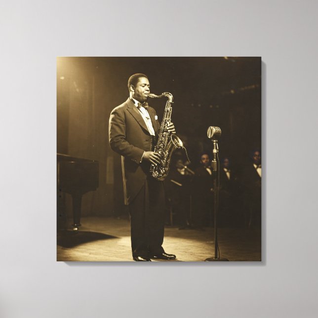  All That Jazz, by Natasha Us   Canvas Print (Front)
