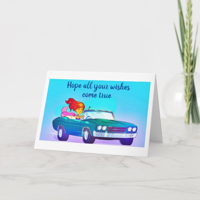 "ALL THAT MAKES YOU HAPPY*CHRISTMAS WISHES CARD (Front)