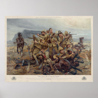 "All That Was Left of Them" Modderfontein, 1902 Poster