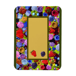 All The Berries Border magnet