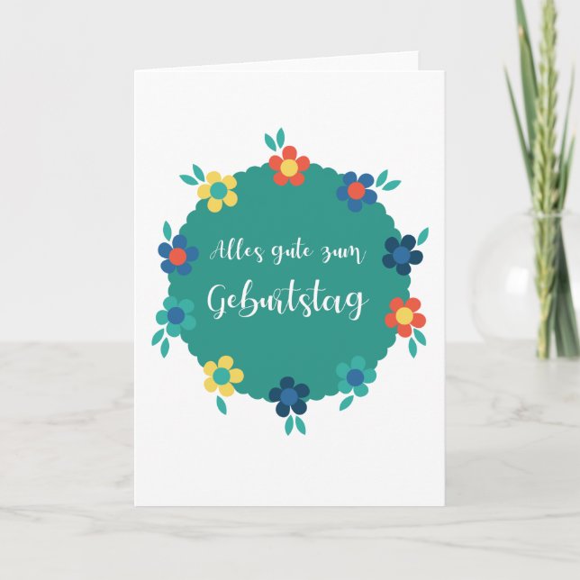 All the best for your birthday-Happy Birthday in A Card (Front)