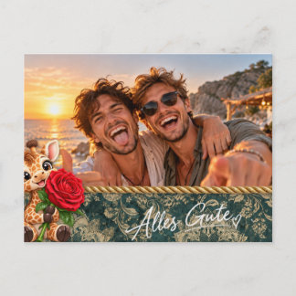 All the Best Photo Postcard with Your Own Photo