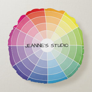 All the Colours Colour Wheel Pillow