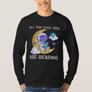 All the Cool Kids Are Reading Book and Reading T-Shirt