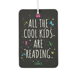 All The Cool Kids Are Reading I Car Air Freshener