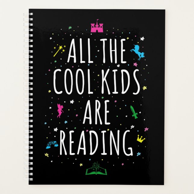 All The Cool Kids Are Reading I Planner (Front)