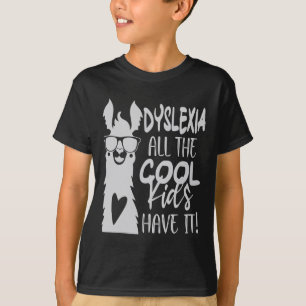 All The Cool Kids Have It Funny Awareness Llama  T-Shirt