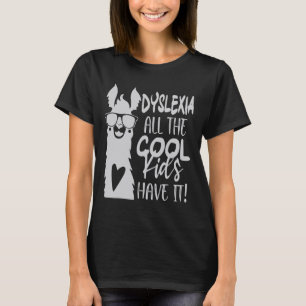 All The Cool Kids Have It Funny Awareness Llama  T-Shirt