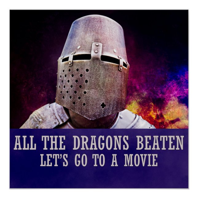 All the dragons beaten let's go to a movie poster (Front)