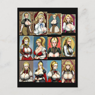 All the Faire Maidens Postcard
