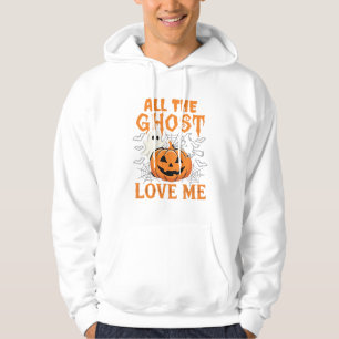 All The Ghost Love Me Halloween Design_1 Hoodie
