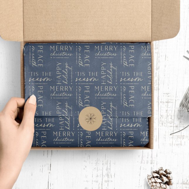 All The Holiday Wishes Personalised Tissue Paper (Creator Uploaded)