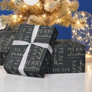 All The Holiday Wishes Personalised Wrapping Paper